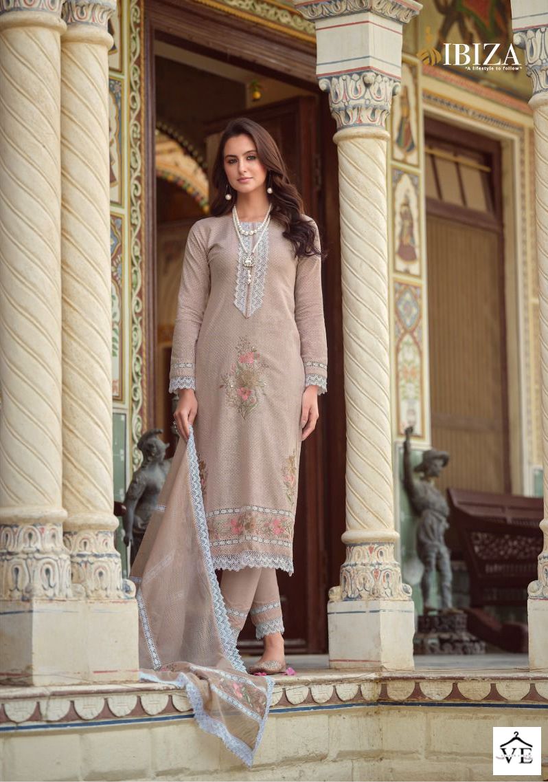 Ibiza Raysa Pure Lilen Cotton Wholesale Designer Salwar Suit Catalog — Wholesale Salwar Suits, MPA wholesale from Surat - Gallery Image 7