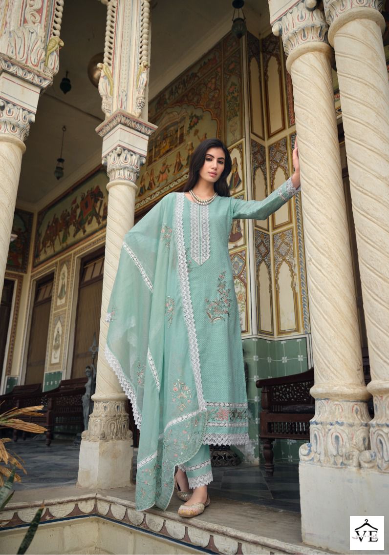 Ibiza Raysa Pure Lilen Cotton Wholesale Designer Salwar Suit Catalog — Wholesale Salwar Suits, MPA wholesale from Surat - Gallery Image 8