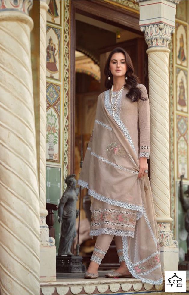 Ibiza Raysa Pure Lilen Cotton Wholesale Designer Salwar Suit Catalog — Wholesale Salwar Suits, MPA wholesale from Surat - Gallery Image 9