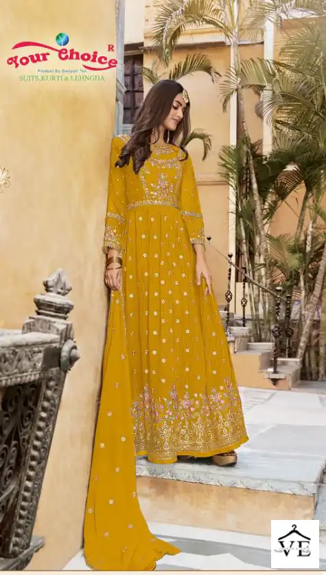 Your Choice Raziya Nayra Blooming Georgette Wholesale Designer Salwar Suit Catalog — Wholesale Salwar Suits, MPA wholesale from Surat - Gallery Image 3