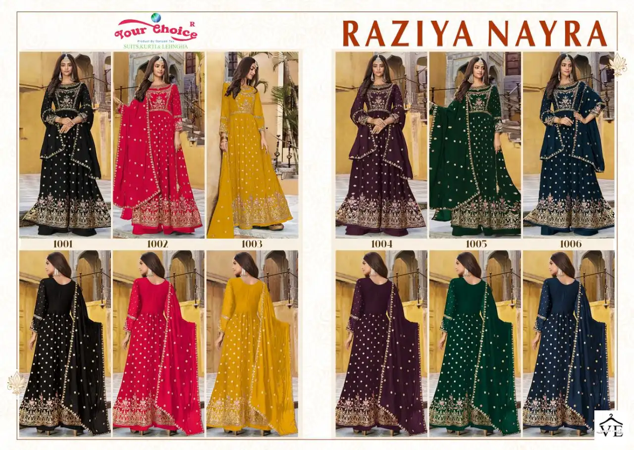 Your Choice Raziya Nayra Blooming Georgette Wholesale Designer Salwar Suit Catalog — Wholesale Salwar Suits, MPA wholesale from Surat — view 6