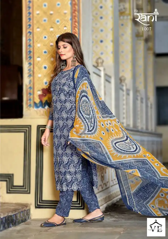 Vardan Ethnic Red Rose 1 Daul Capsul Wholesale Readymade Salwar Suit Catalog — Wholesale Salwar Suits, MPA wholesale from Surat — view 5