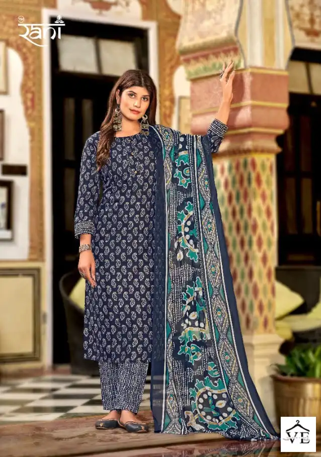 Vardan Ethnic Red Rose 1 Daul Capsul Wholesale Readymade Salwar Suit Catalog — Wholesale Salwar Suits, MPA wholesale from Surat — view 8