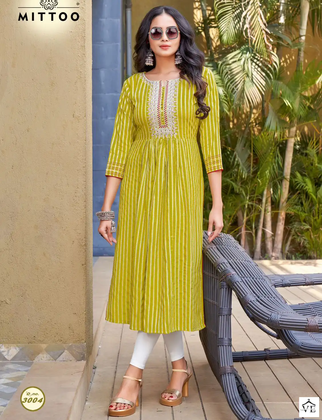 Mittoo Reet Rayon Weaving Wholesale Kurti Catalog — Wholesale Kurtis, MPA wholesale from Surat — view 1