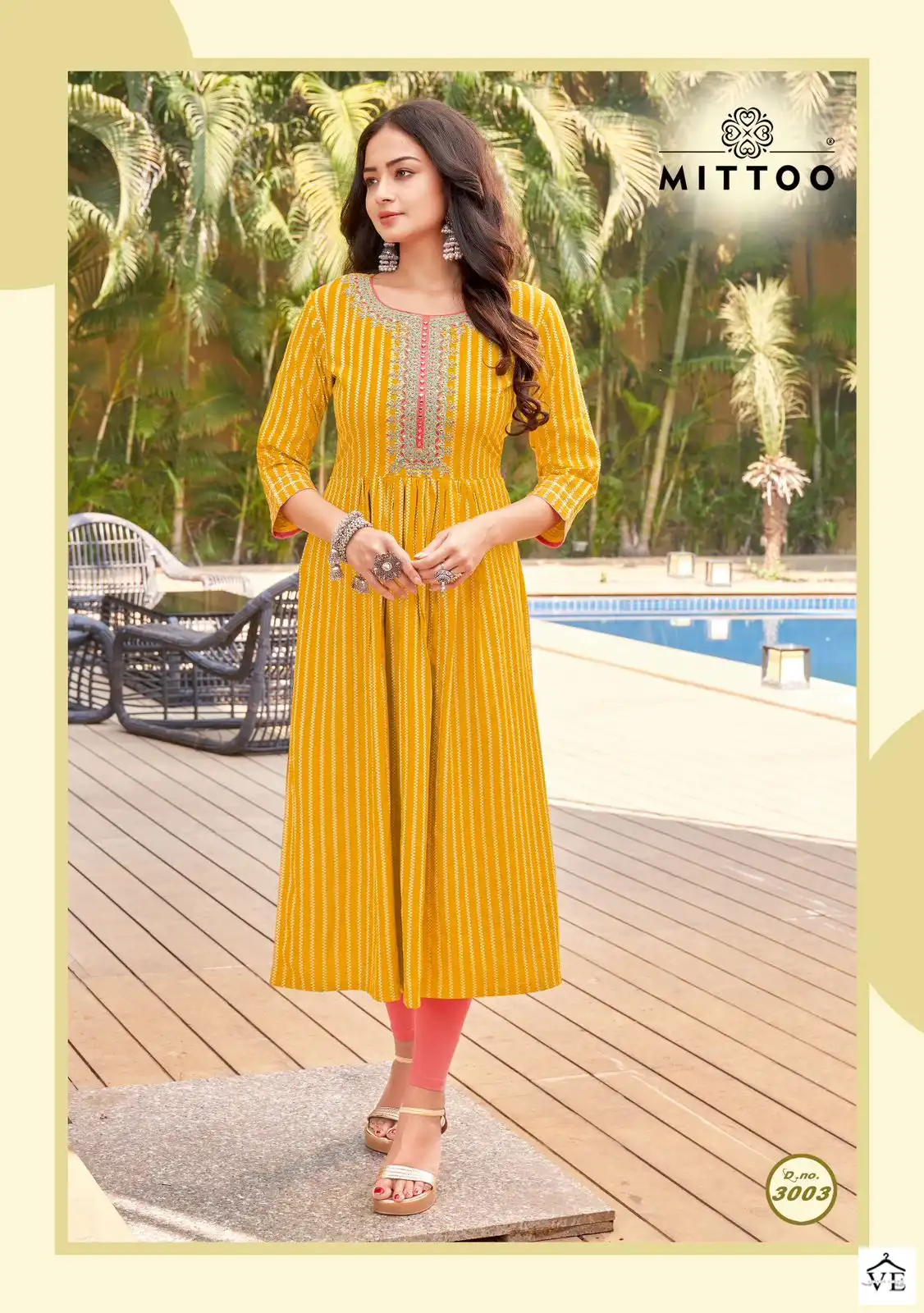 Mittoo Reet Rayon Weaving Wholesale Kurti Catalog — Wholesale Kurtis, MPA wholesale from Surat - Gallery Image 4