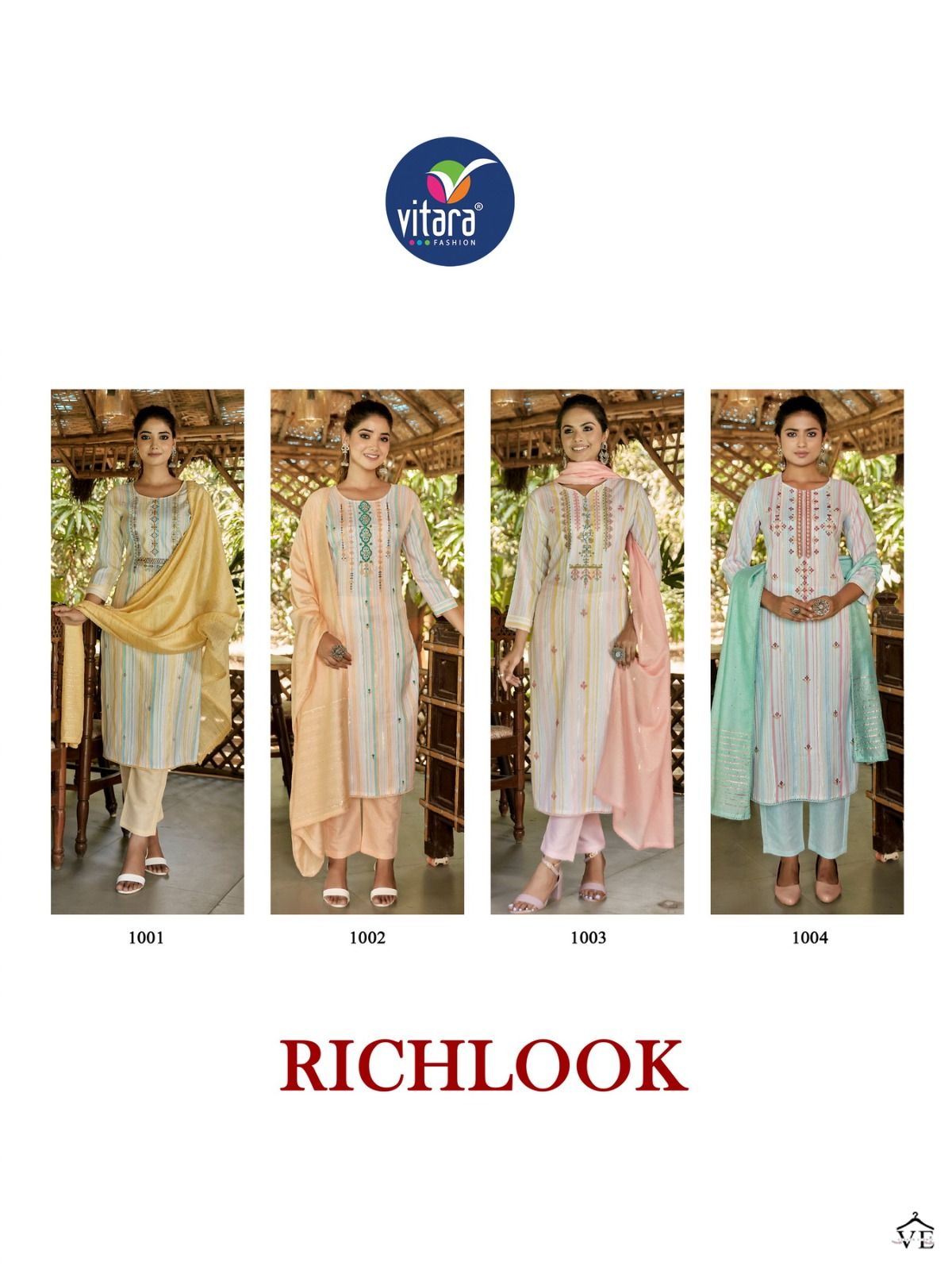 Vitara Fashion Richlook Cotton Wholesale Readymade Salwar Suit Catalog — Wholesale Salwar Suits, MPA wholesale from Surat — view 5