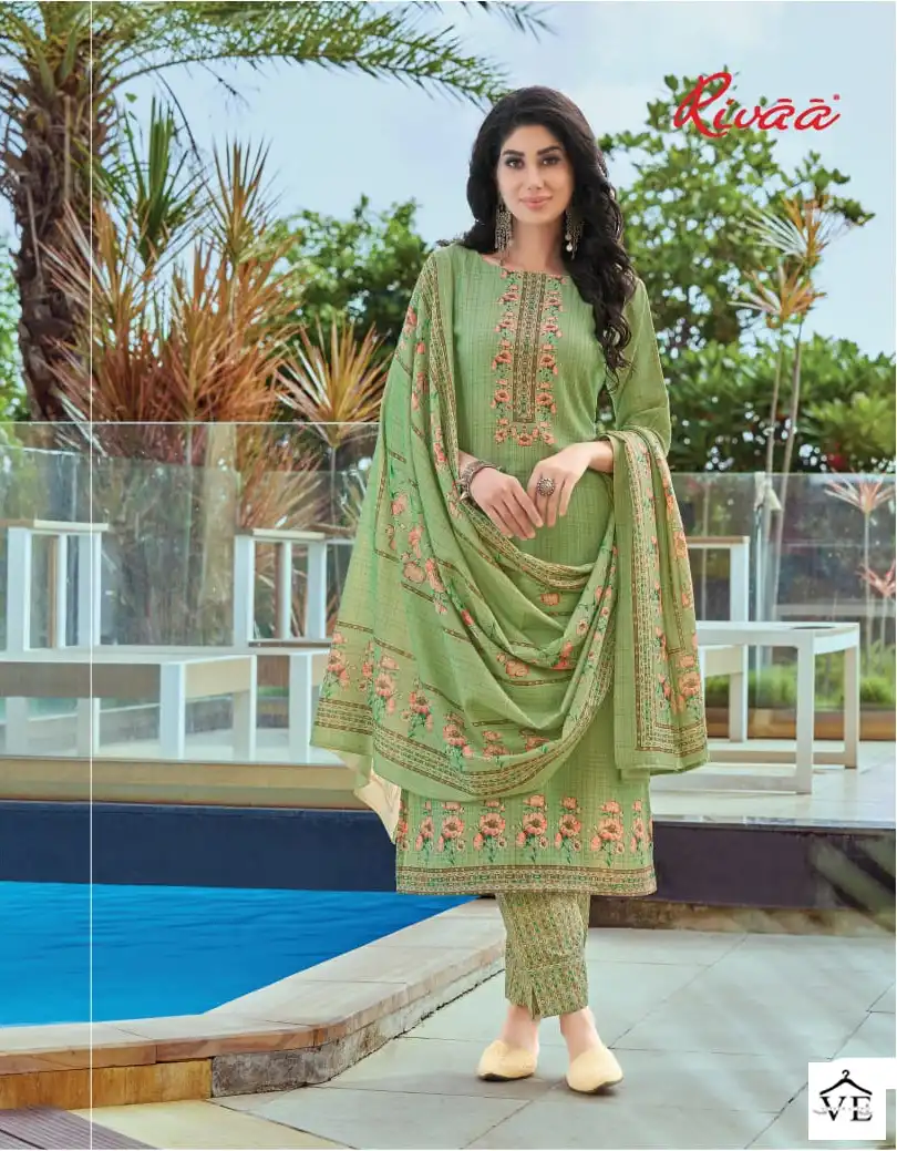 Rivaa Rimpy 2 Cotton Wholesale Designer Salwar Suit Catalog — Wholesale Salwar Suits, MPA wholesale from Surat - Gallery Image 3