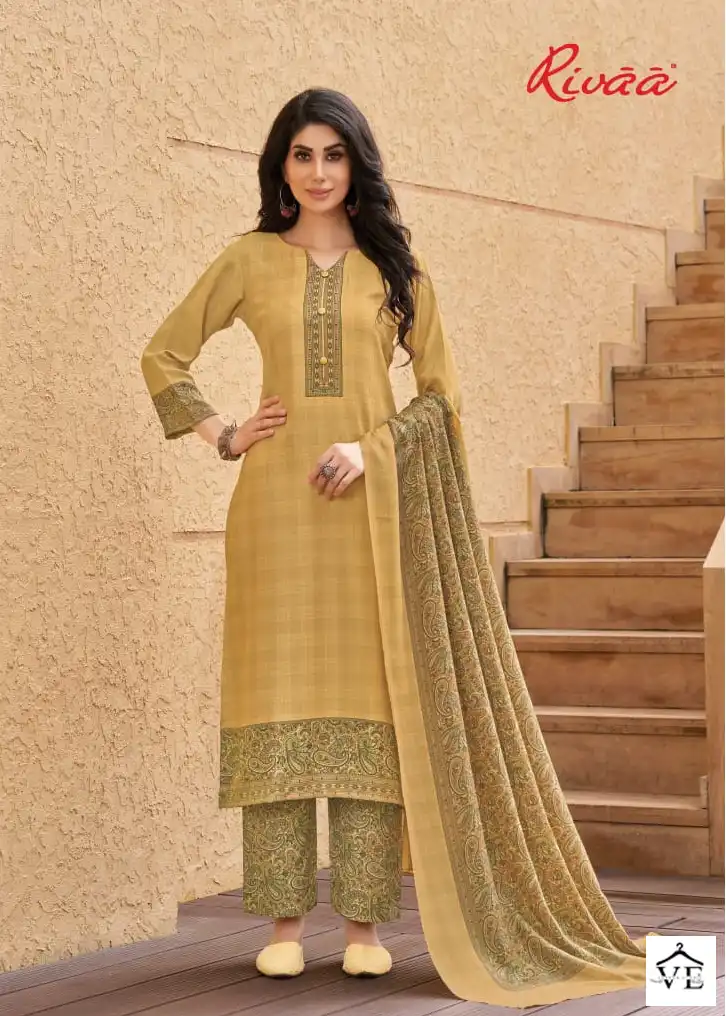 Rivaa Rimpy 2 Cotton Wholesale Designer Salwar Suit Catalog — Wholesale Salwar Suits, MPA wholesale from Surat - Gallery Image 4