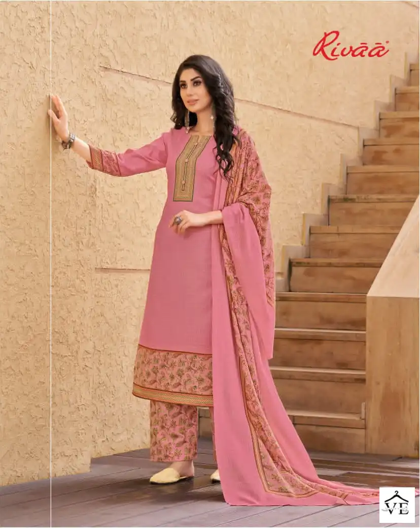 Rivaa Rimpy 2 Cotton Wholesale Designer Salwar Suit Catalog — Wholesale Salwar Suits, MPA wholesale from Surat - Gallery Image 7
