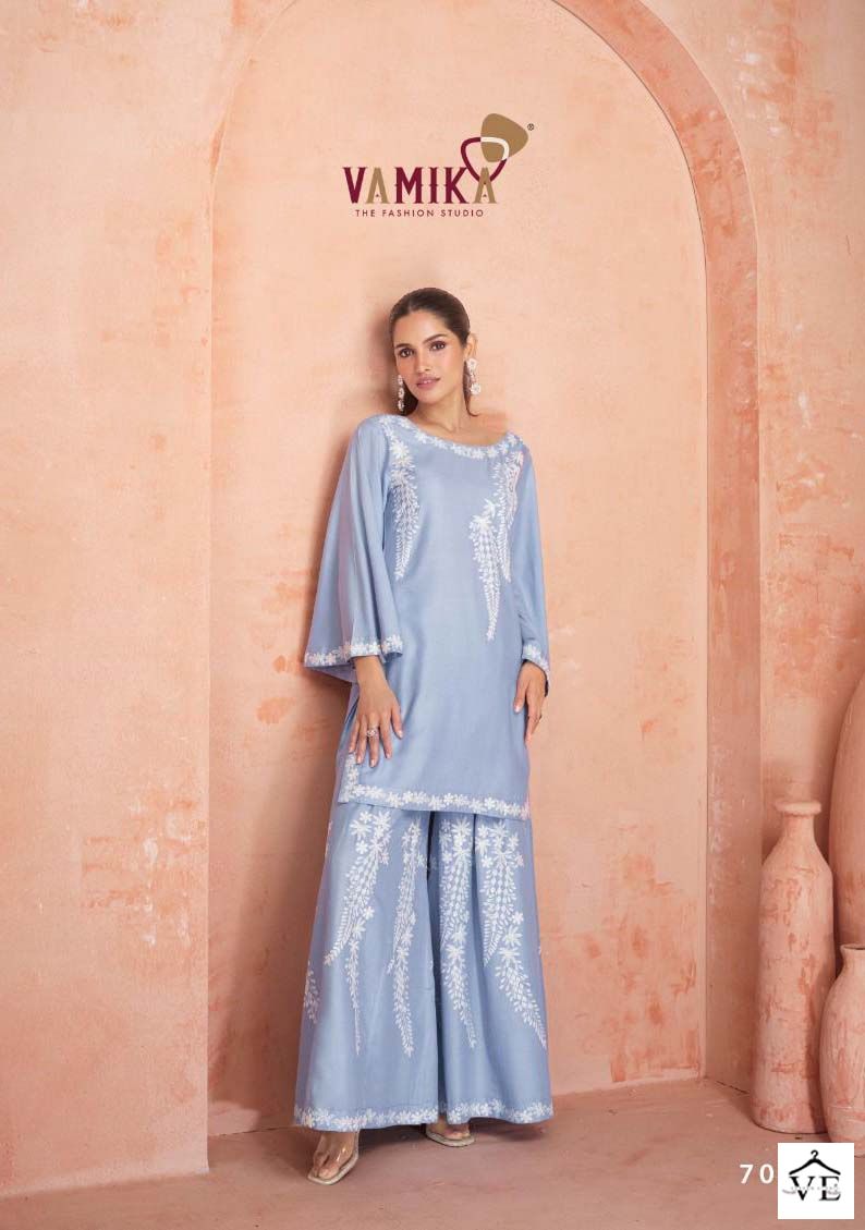 Vamika Riwaaz Vol 1 Heavy Rayon Wholesale Kurti With Pant Catalog — Wholesale Kurtis, MPA wholesale from Surat - Gallery Image 5