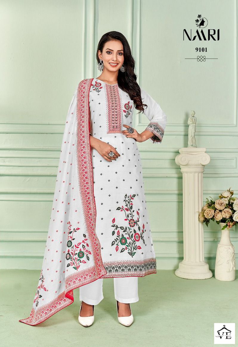 Naari Riwaz Pure Muslin Wholesale Designer Salwar Suit Catalog — Wholesale Salwar Suits, MPA wholesale from Surat - Gallery Image 2