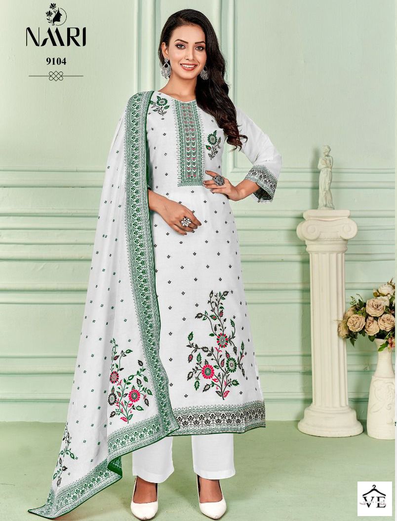 Naari Riwaz Pure Muslin Wholesale Designer Salwar Suit Catalog — Wholesale Salwar Suits, MPA wholesale from Surat — view 1