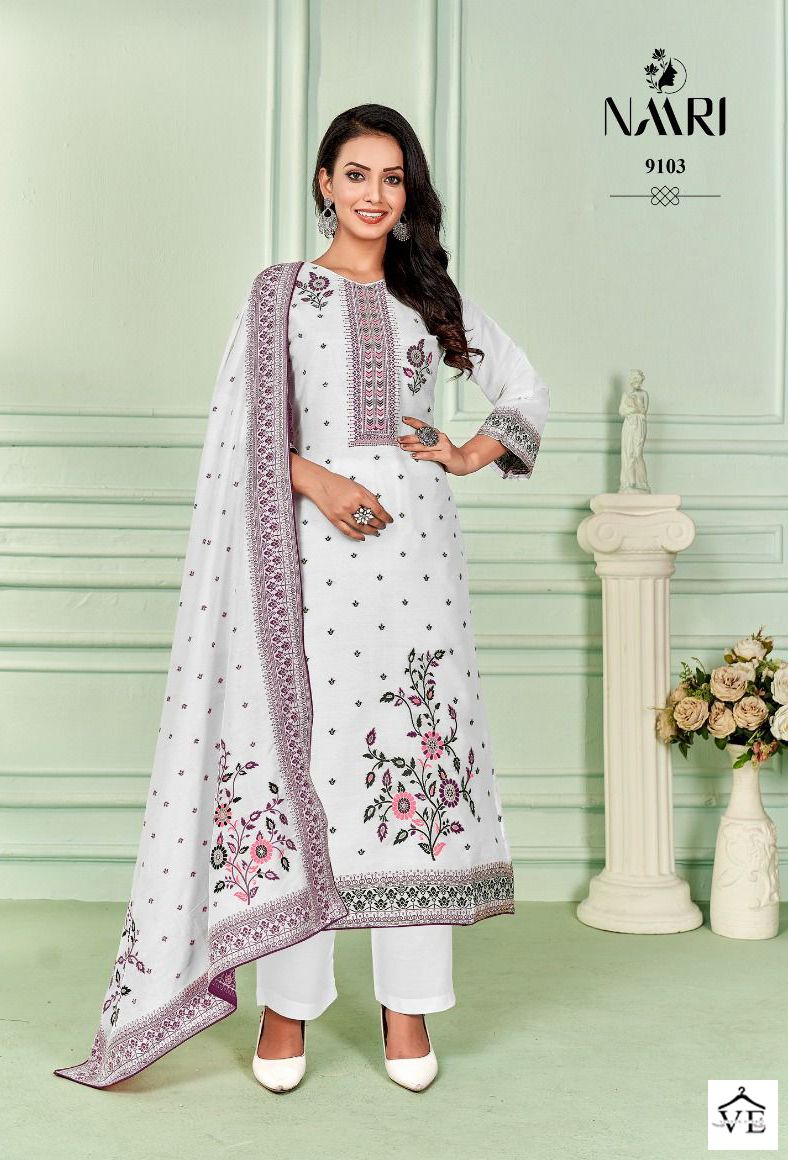 Naari Riwaz Pure Muslin Wholesale Designer Salwar Suit Catalog — Wholesale Salwar Suits, MPA wholesale from Surat - Gallery Image 3