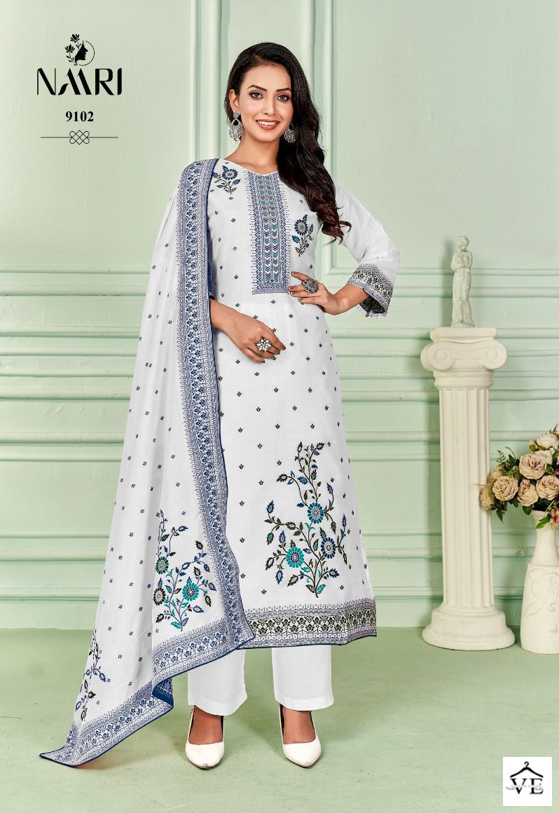 Naari Riwaz Pure Muslin Wholesale Designer Salwar Suit Catalog — Wholesale Salwar Suits, MPA wholesale from Surat - Gallery Image 4
