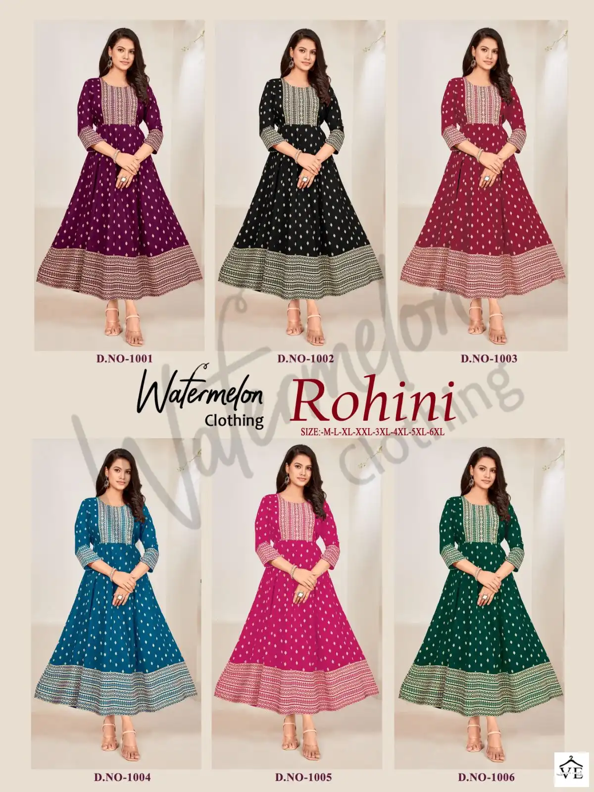 Vardan Ethnic Rohini Heavy Rayon Wholesale Long Gown Catalog — Wholesale Kurtis, MPA wholesale from Surat — view 7