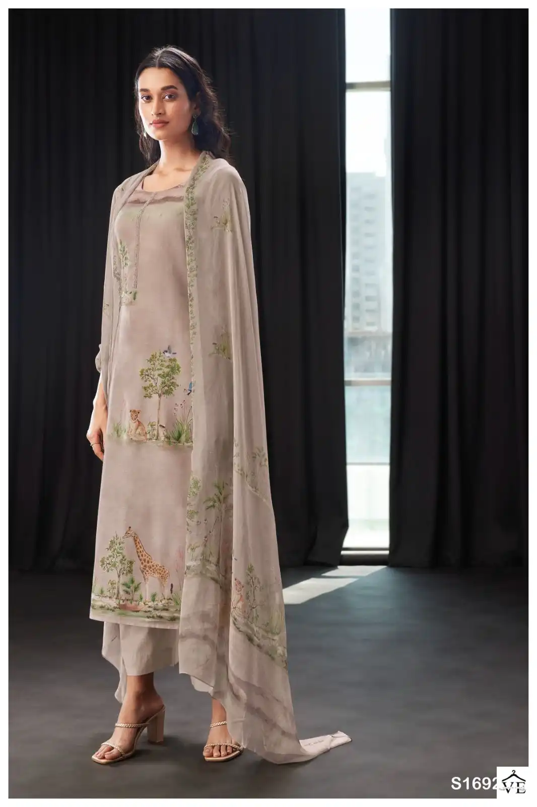 Ganga Rosa 1692 Premium Pure Linen Wholesale Salwar Suit Catalog — Wholesale Salwar Suits, MPA wholesale from Surat - Gallery Image 2