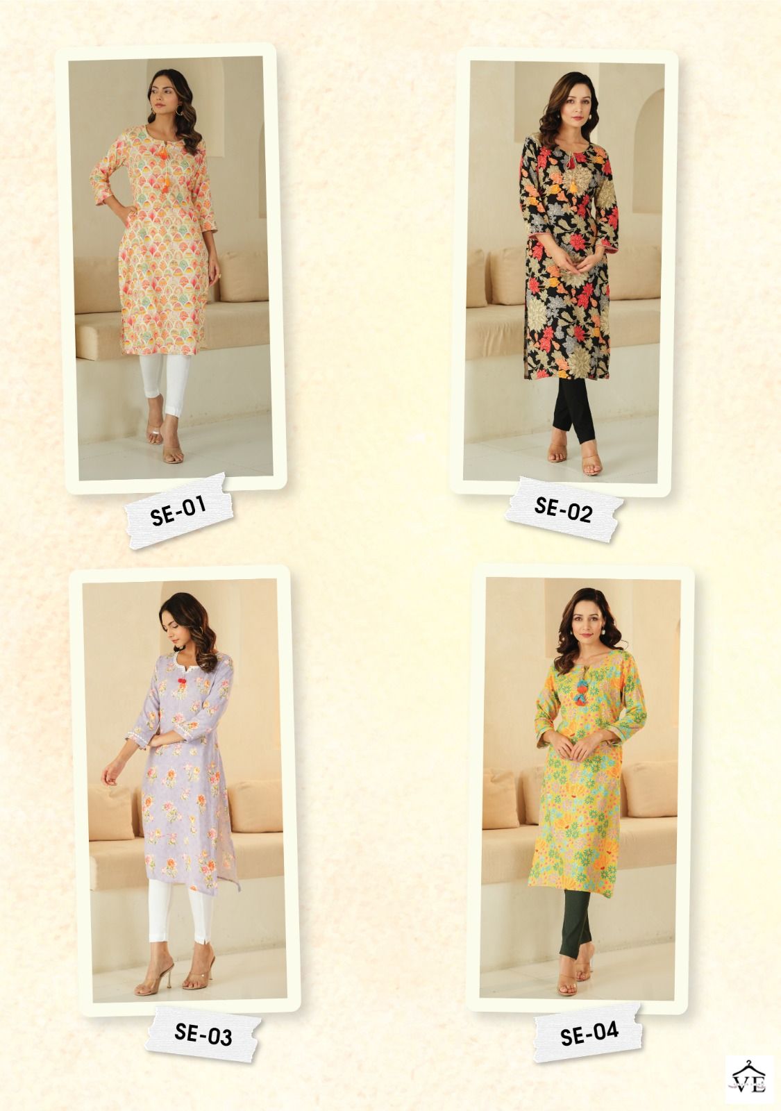 S4U Re Love Cotton &amp; Rayon Wholesale Kurtis Catalog — Wholesale Kurtis, MPA wholesale from Surat — view 9