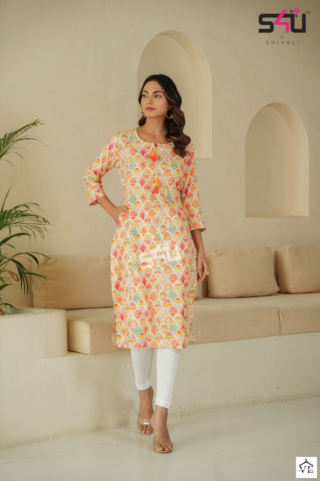 S4U Re Love Cotton &amp; Rayon Wholesale Kurtis Catalog — Wholesale Kurtis, MPA wholesale from Surat — view 7