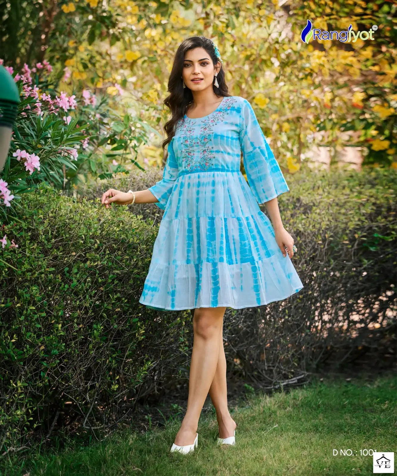 Rangjyot Rich Girl Cotton Mull Wholesale Kurtis Catalog — Wholesale Kurtis, MPA wholesale from Surat - Gallery Image 2