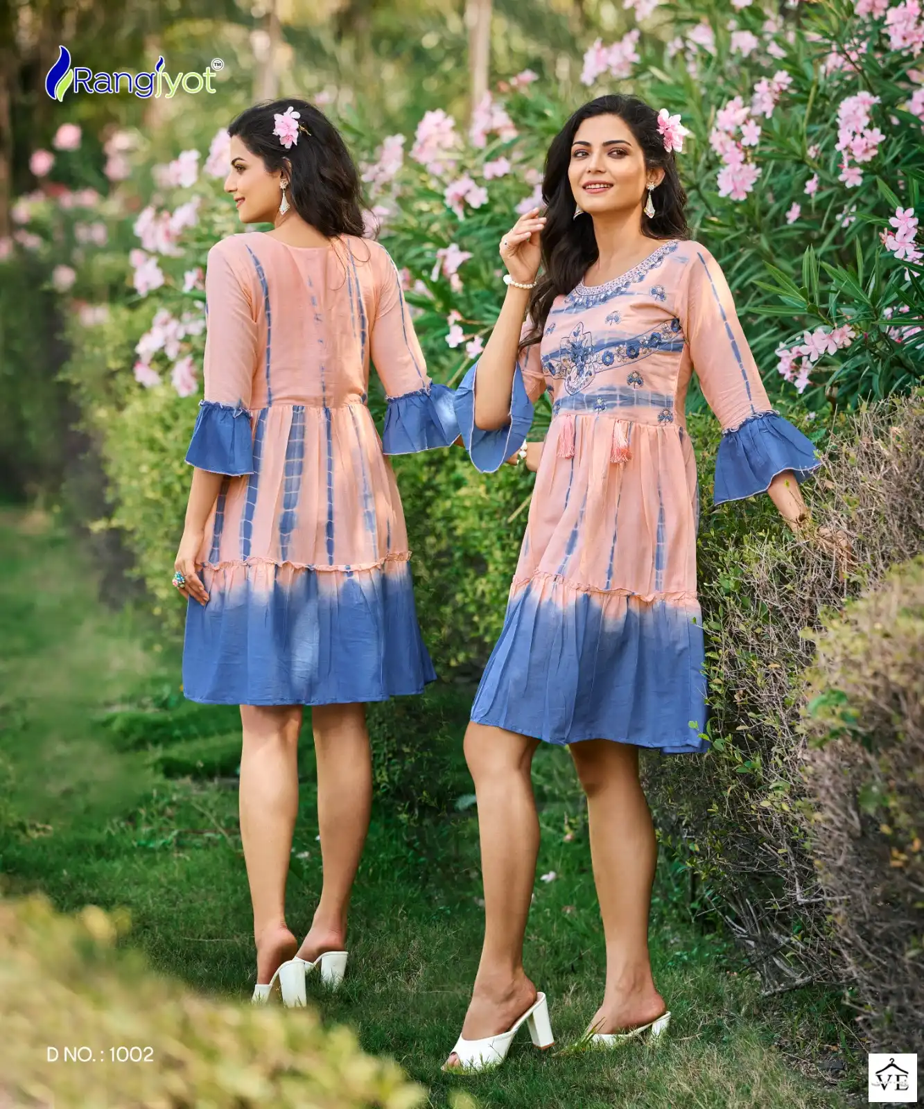 Rangjyot Rich Girl Cotton Mull Wholesale Kurtis Catalog — Wholesale Kurtis, MPA wholesale from Surat - Gallery Image 3