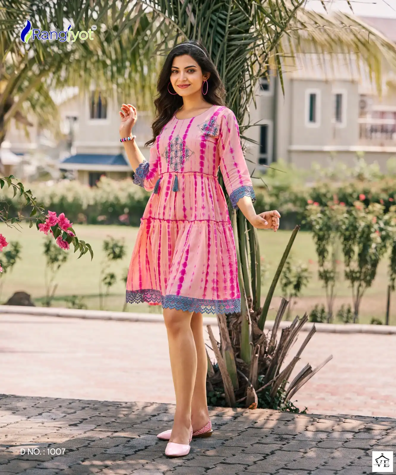 Rangjyot Rich Girl Cotton Mull Wholesale Kurtis Catalog — Wholesale Kurtis, MPA wholesale from Surat - Gallery Image 6