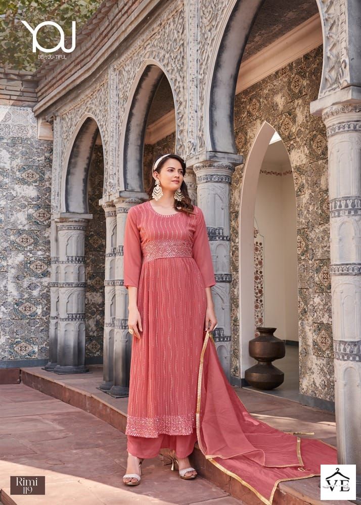 Wanna Rimi Vol 2 Faux Georgette Wholesale Readymade Salwar Suit Catalog — Wholesale Salwar Suits, MPA wholesale from Surat - Gallery Image 3