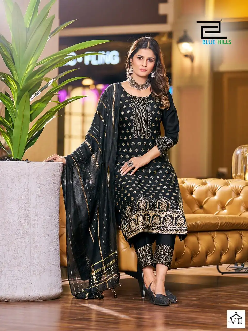Blue Hills Royal Touch Vol 3 Rayon 14Kg Wholesale Readymade Salwar Suit Catalog — Wholesale Salwar Suits, MPA wholesale from Surat — Photo 7