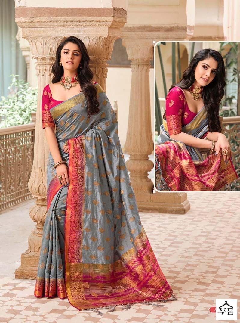 Pankh Ruchi Silk Vol 3 Silk Wholesale Sarees Catalog — Wholesale Sarees, MPA wholesale from Surat - Gallery Image 11