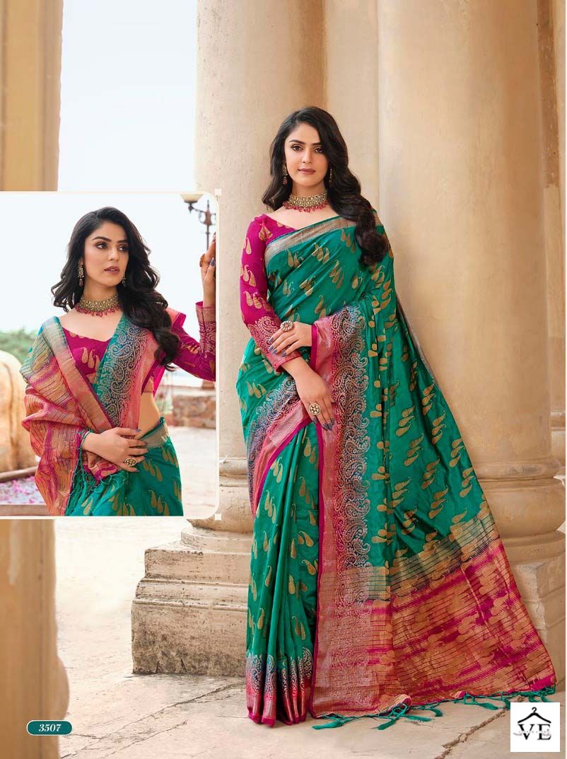 Pankh Ruchi Silk Vol 3 Silk Wholesale Sarees Catalog — Wholesale Sarees, MPA wholesale from Surat - Gallery Image 7