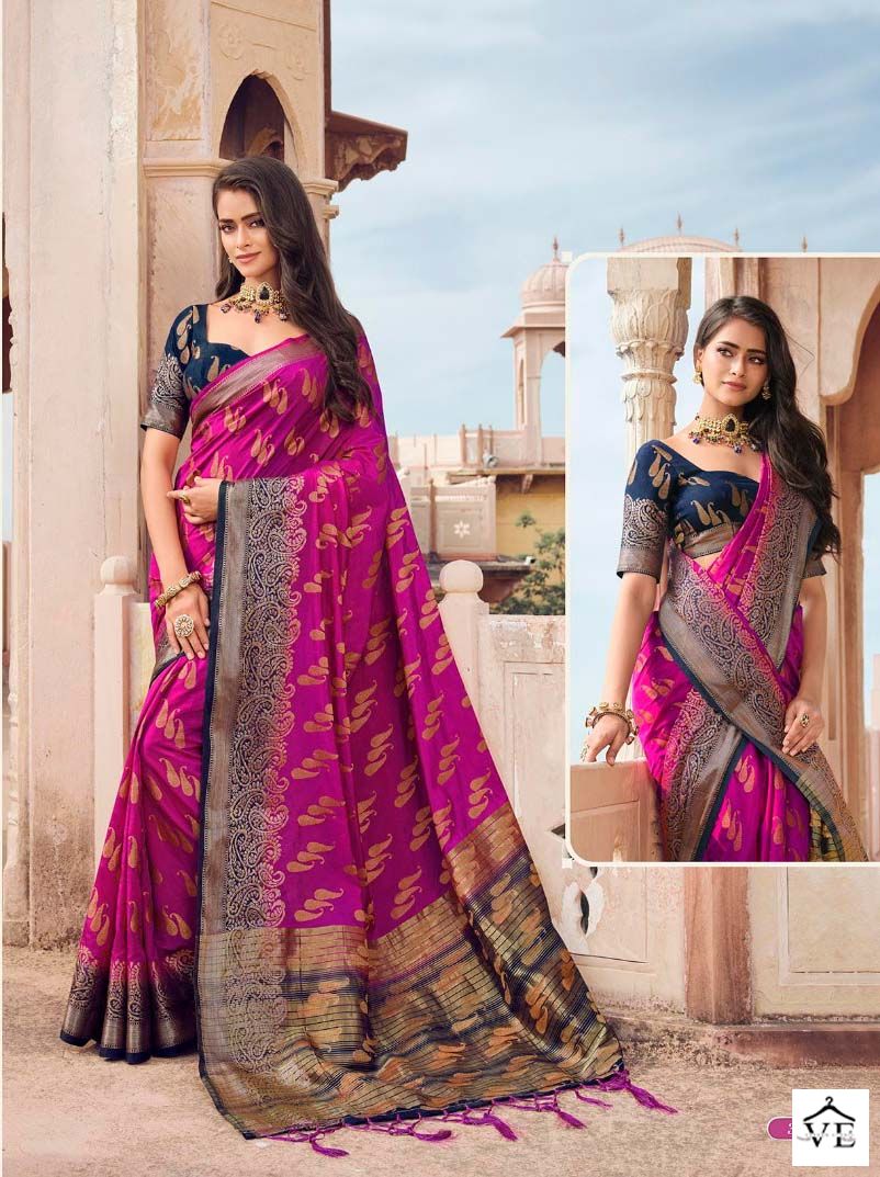 Pankh Ruchi Silk Vol 3 Silk Wholesale Sarees Catalog — Wholesale Sarees, MPA wholesale from Surat - Gallery Image 8