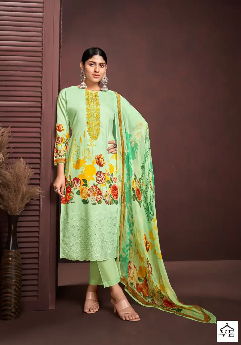 Z.S.M Safa 2 Solid Maslin Wholesale Designer Salwar Suit Catalog — Wholesale Salwar Suits, MPA wholesale from Surat - Gallery Image 2