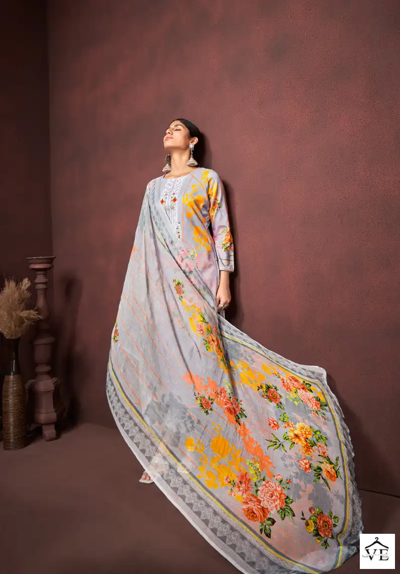 Z.S.M Safa 2 Solid Maslin Wholesale Designer Salwar Suit Catalog — Wholesale Salwar Suits, MPA wholesale from Surat - Gallery Image 3