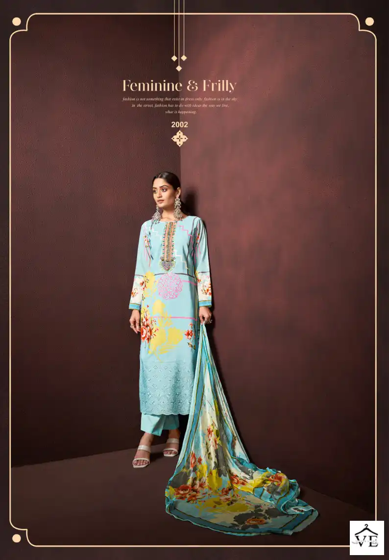 Z.S.M Safa 2 Solid Maslin Wholesale Designer Salwar Suit Catalog — Wholesale Salwar Suits, MPA wholesale from Surat - Gallery Image 5