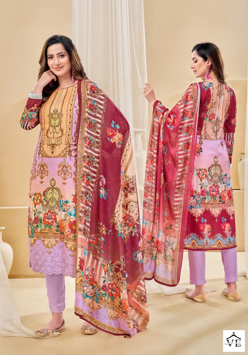 Z.S.M Safa Solid Maslin Wholesale Designer Salwar Suit Catalog — Wholesale Salwar Suits, MPA wholesale from Surat - Gallery Image 2