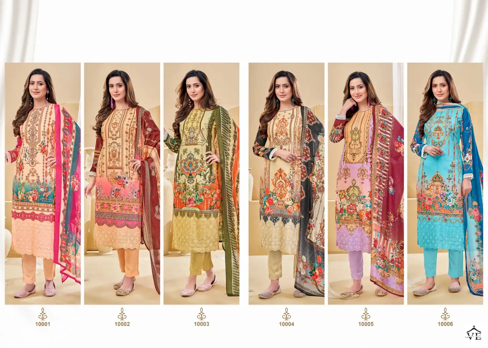Z.S.M Safa Solid Maslin Wholesale Designer Salwar Suit Catalog — Wholesale Salwar Suits, MPA wholesale from Surat — view 7