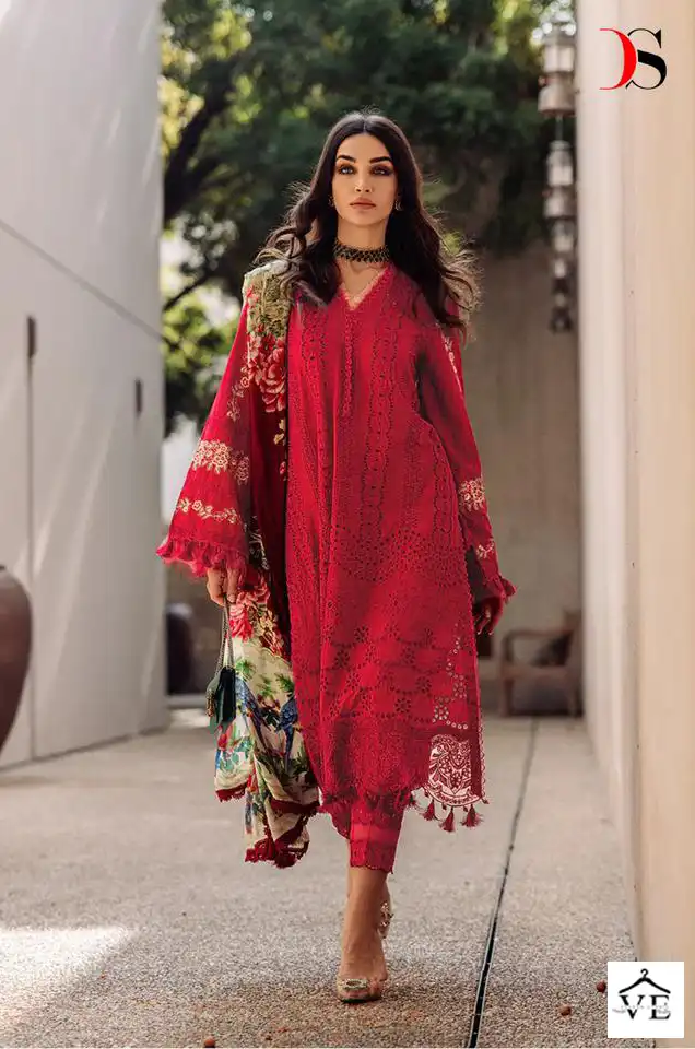 Deepsy Saira Rizwan Lawn-23 Pure Cambric Cotton Wholesale Pakistani Suit Catalog — Wholesale Salwar Suits, MPA wholesale from Surat - Gallery Image 6