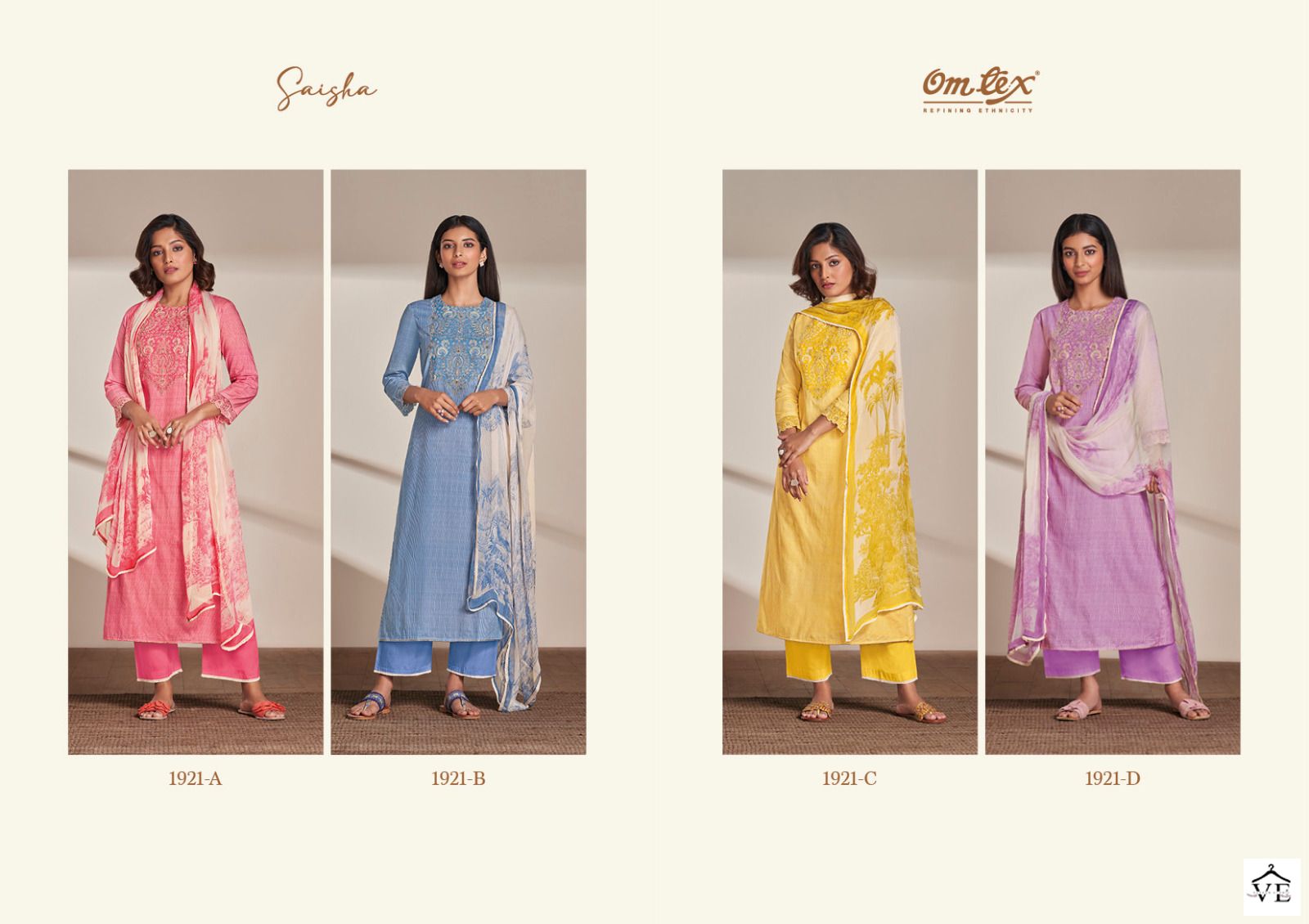 Omtex Saisha Lawn Cotton Wholesale Designer Salwar Suit Catalog — Wholesale Salwar Suits, MPA wholesale from Surat — view 5