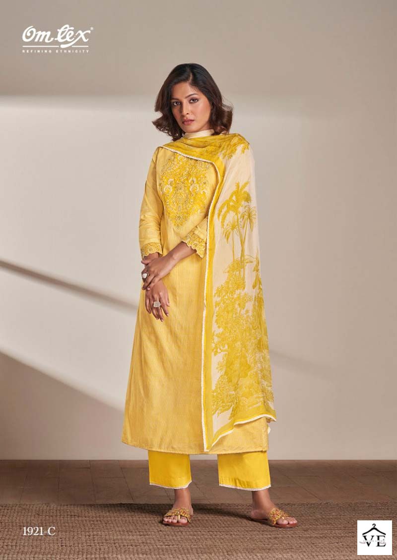 Omtex Saisha Lawn Cotton Wholesale Designer Salwar Suit Catalog — Wholesale Salwar Suits, MPA wholesale from Surat - Gallery Image 4