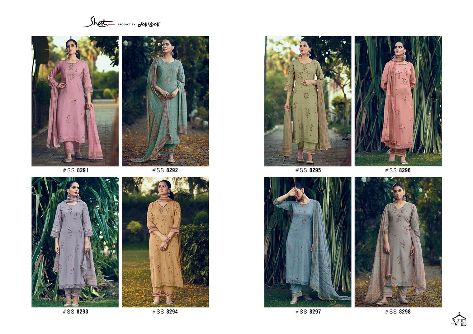 Jayvijay Savera Pure Linen Wholesale Designer Salwar Suit Catalog — Wholesale Salwar Suits, MPA wholesale from Surat — view 9