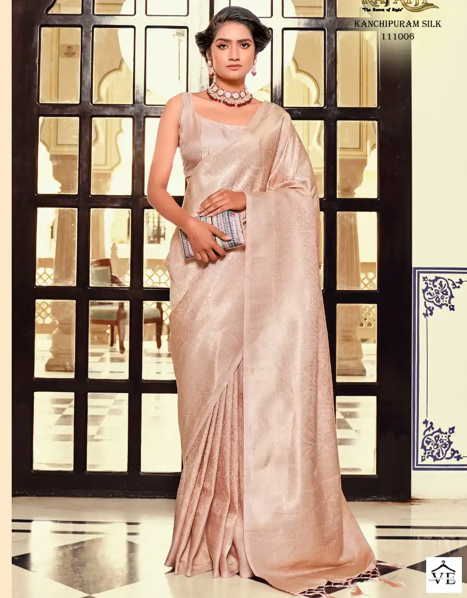 Rajpath Scarlet Silk Soft Kanchivaram Silk Wholesale Saree Catalog