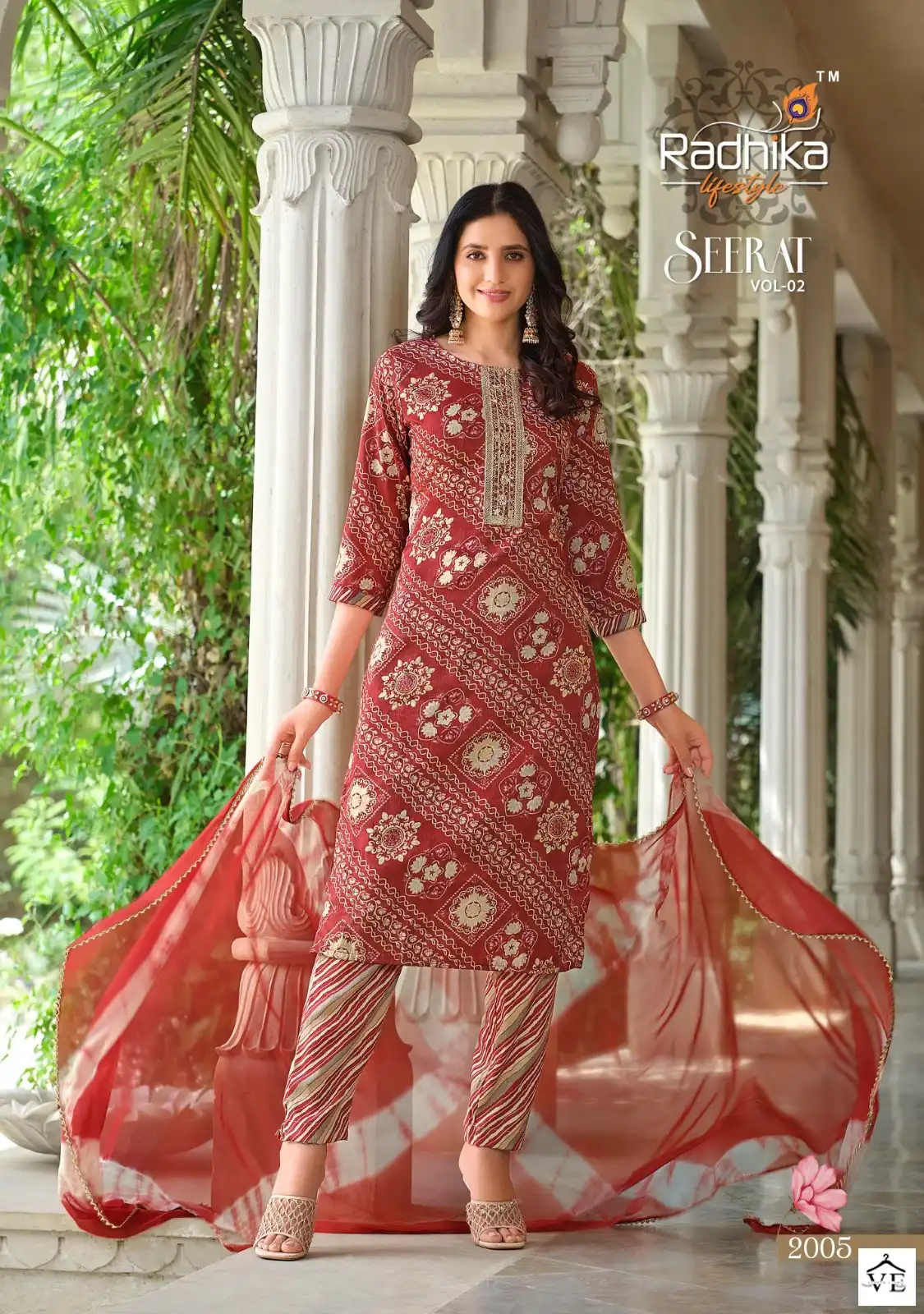 Radhika Seerat Vol 2 Rayon Wholesale Readymade Suit Catalog — Wholesale Salwar Suits, MPA wholesale from Surat - Gallery Image 3
