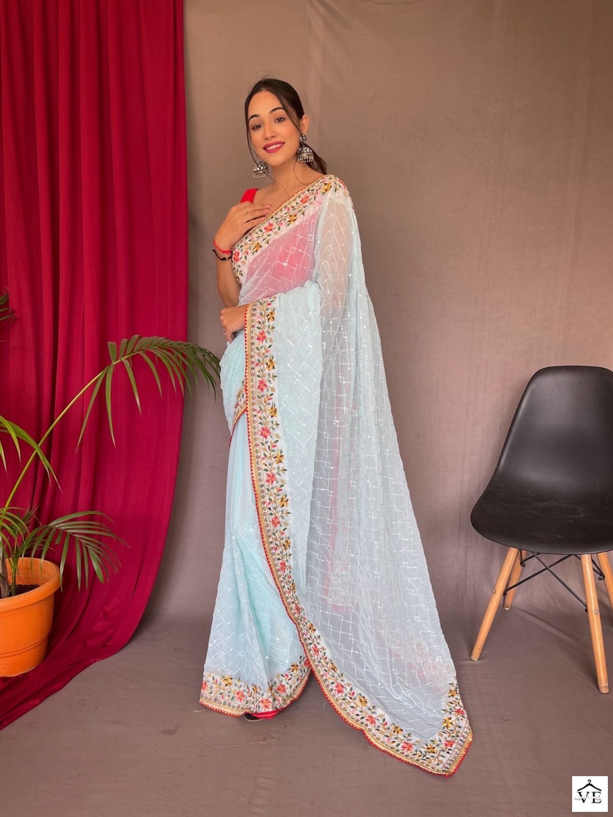 Vardan Ethnic Sequence Vol 15 Georgette Wholesale Sarees Catalog — Wholesale Sarees, MPA wholesale from Surat — view 4