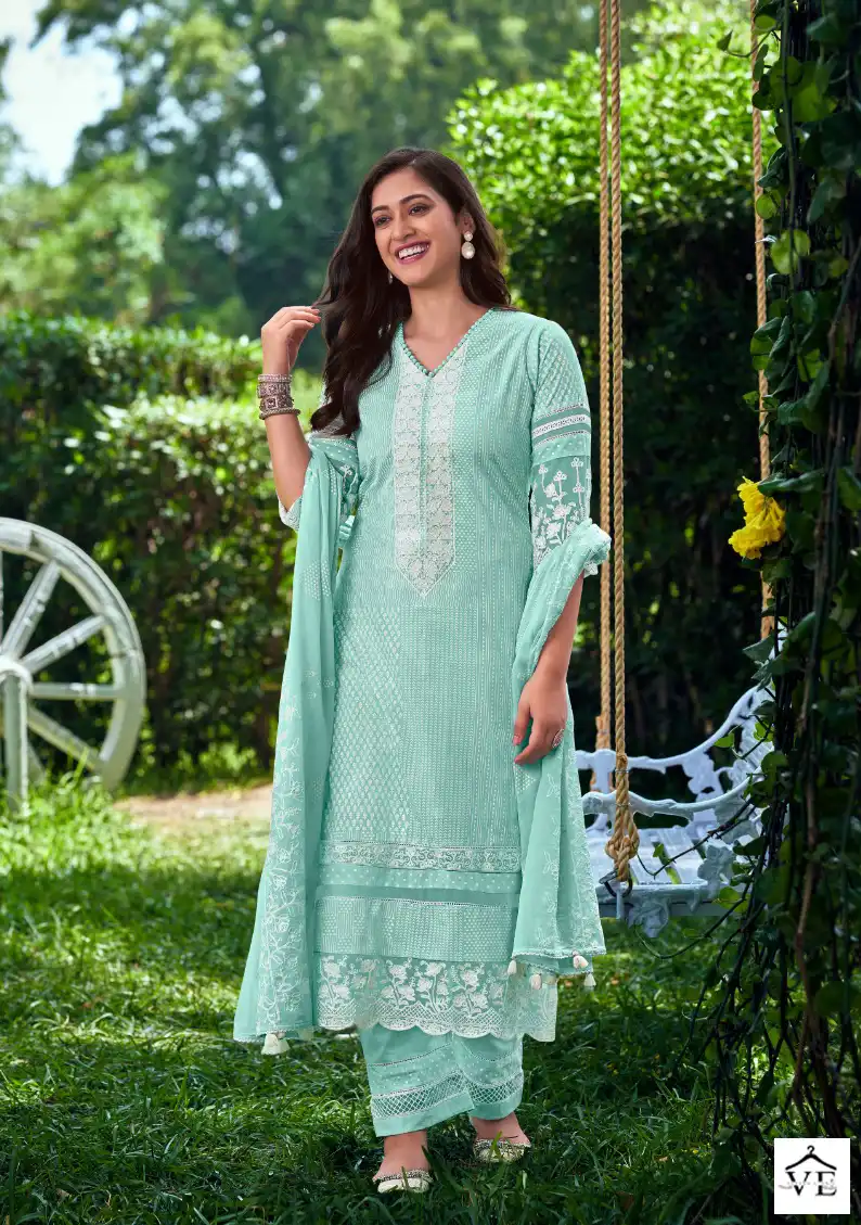 Jay Vijay Shabad Ke Jhooley Vol-2 Pure Cotton Wholesale Salwar Suit Catalog — Wholesale Salwar Suits, MPA wholesale from Surat - Gallery Image 5