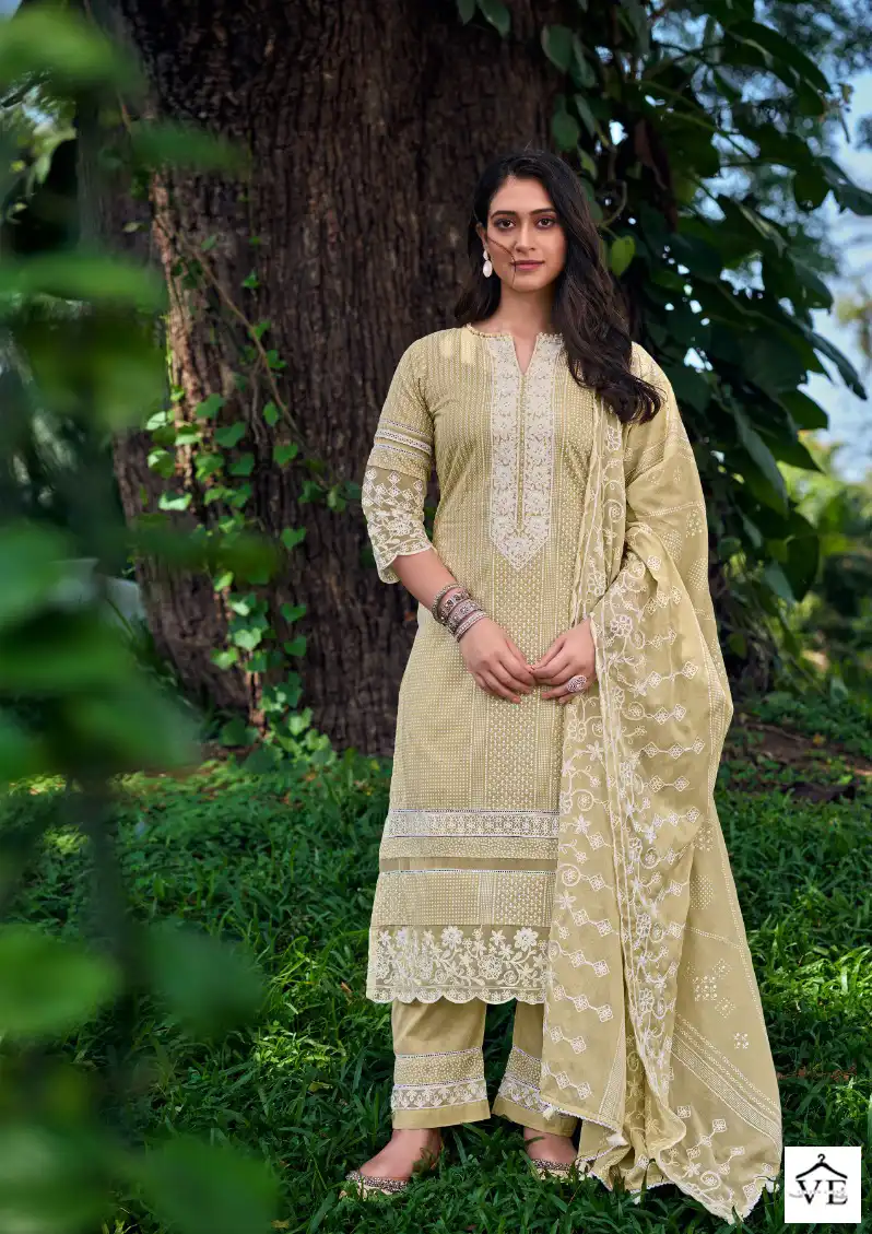 Jay Vijay Shabad Ke Jhooley Vol-2 Pure Cotton Wholesale Salwar Suit Catalog — Wholesale Salwar Suits, MPA wholesale from Surat - Gallery Image 7