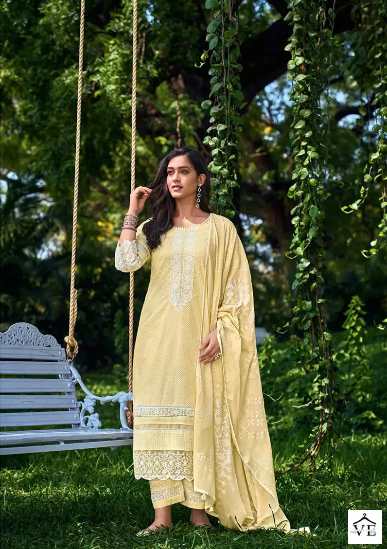 Jay Vijay Shabad Ke Jhooley Vol-2 Pure Cotton Wholesale Salwar Suit Catalog — Wholesale Salwar Suits, MPA wholesale from Surat - Gallery Image 2