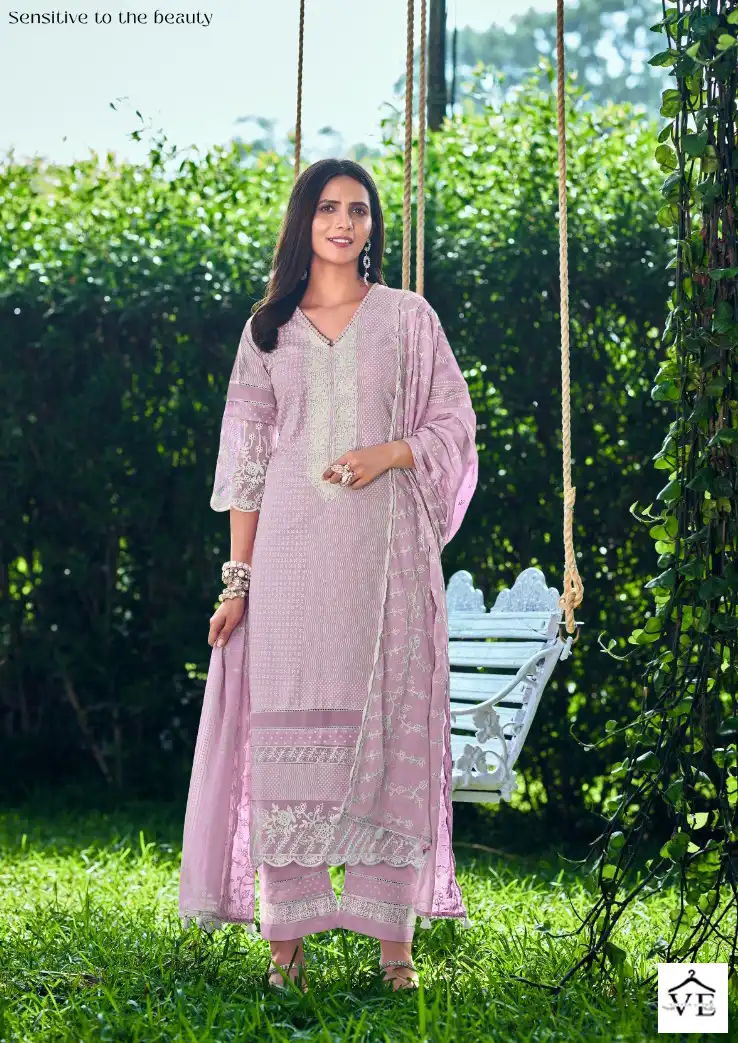 Jay Vijay Shabad Ke Jhooley Vol-2 Pure Cotton Wholesale Salwar Suit Catalog — Wholesale Salwar Suits, MPA wholesale from Surat - Gallery Image 3