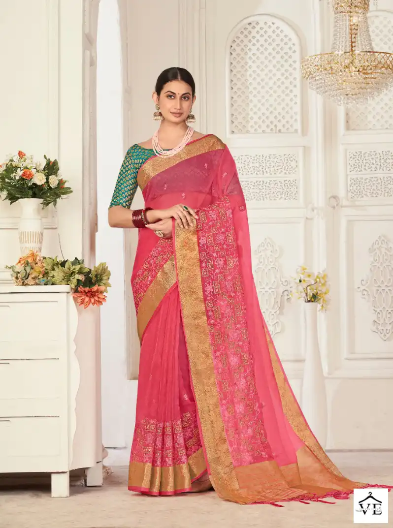 Pankh Shagun Vol-1 Organza Wholesale Saree Catalog — Wholesale Sarees, MPA wholesale from Surat - Gallery Image 4