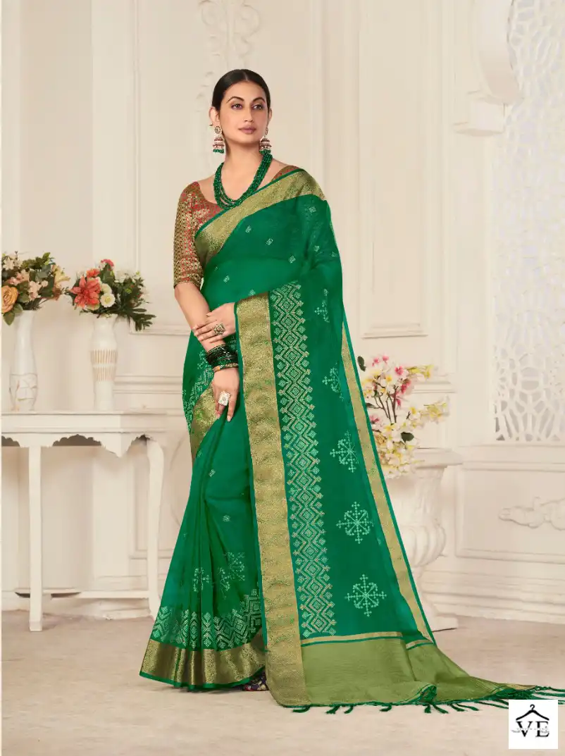 Pankh Shagun Vol-1 Organza Wholesale Saree Catalog — Wholesale Sarees, MPA wholesale from Surat - Gallery Image 7
