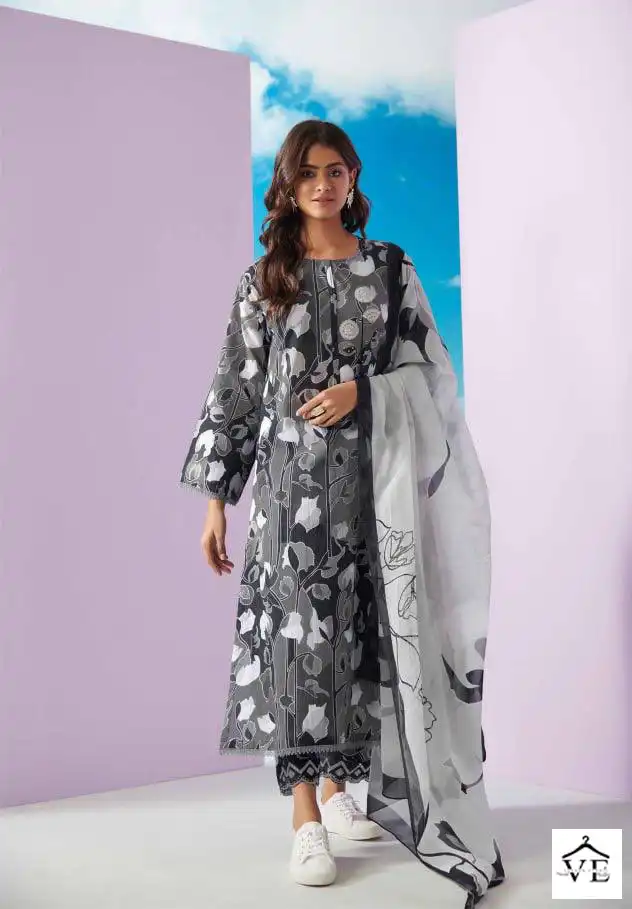 Sahiba Sharon Pure Cotton Lawn Wholesale Designer Salwar Suit Catalog — Wholesale Salwar Suits, MPA wholesale from Surat - Gallery Image 4