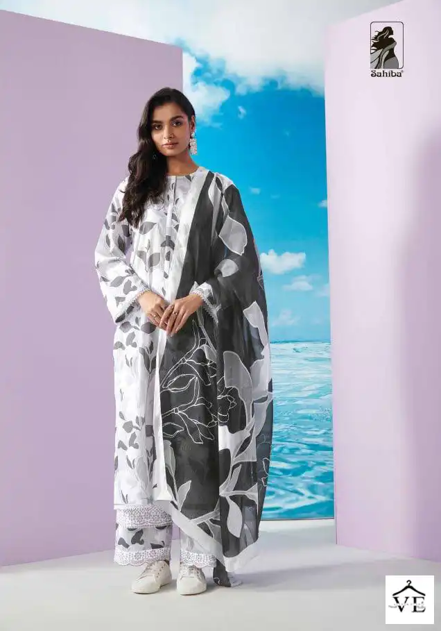 Sahiba Sharon Pure Cotton Lawn Wholesale Designer Salwar Suit Catalog — Wholesale Salwar Suits, MPA wholesale from Surat - Gallery Image 6